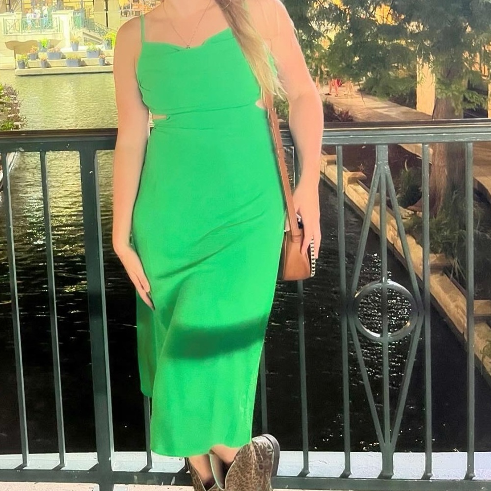 Green dress